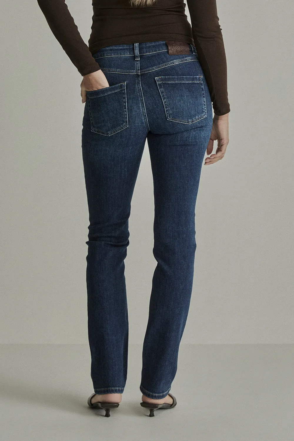 Para Mi Angie Fancy jeans Drift Blue high waist slim