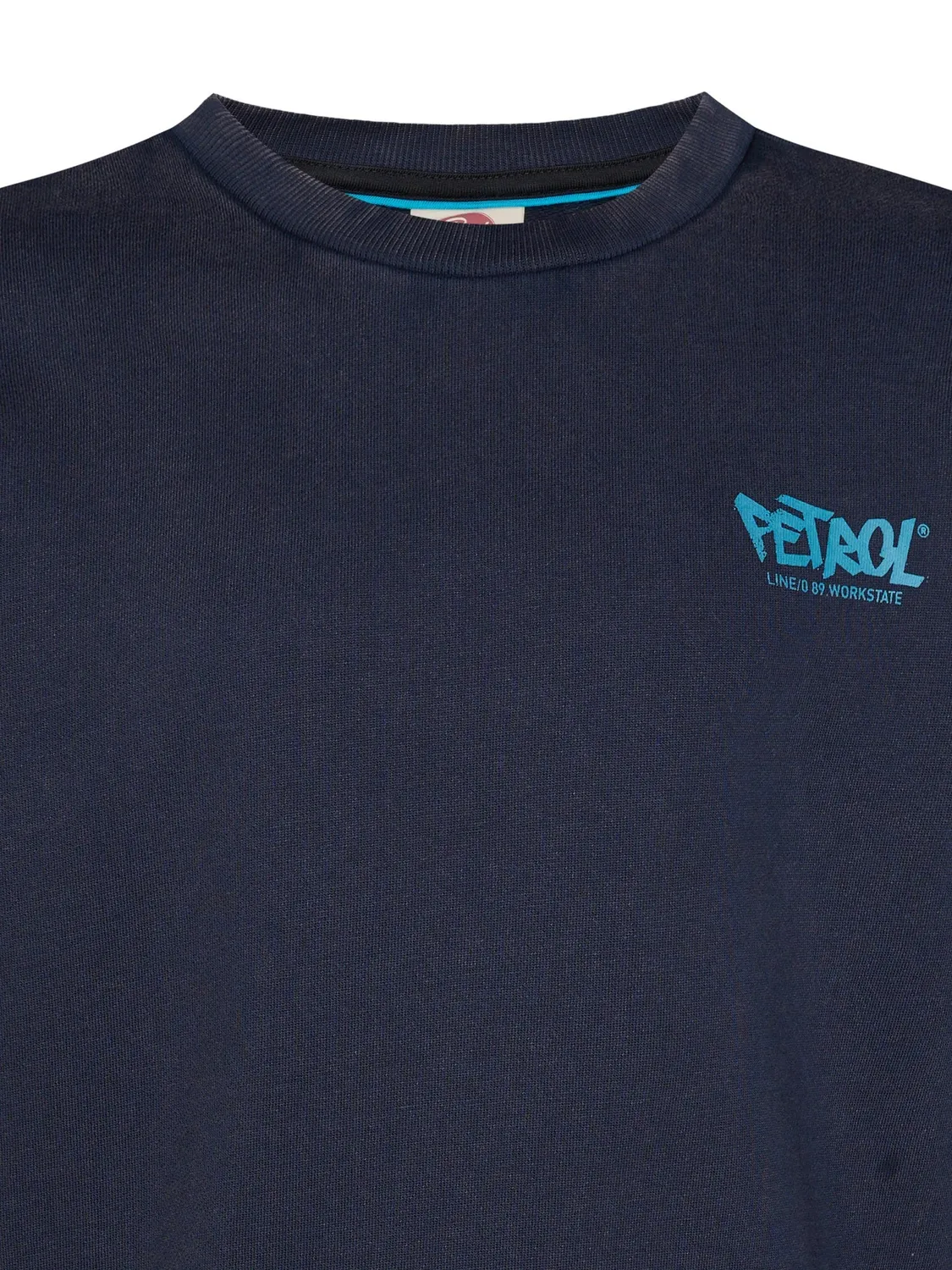 Petrol Industries Steelbrook sweater med print i bomuld