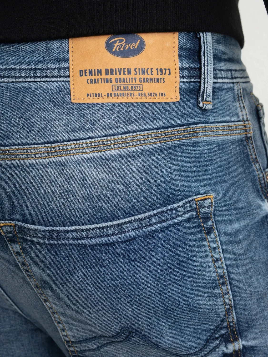 Petrol Industries Seaham Future Proof slim fit jeans light indigo