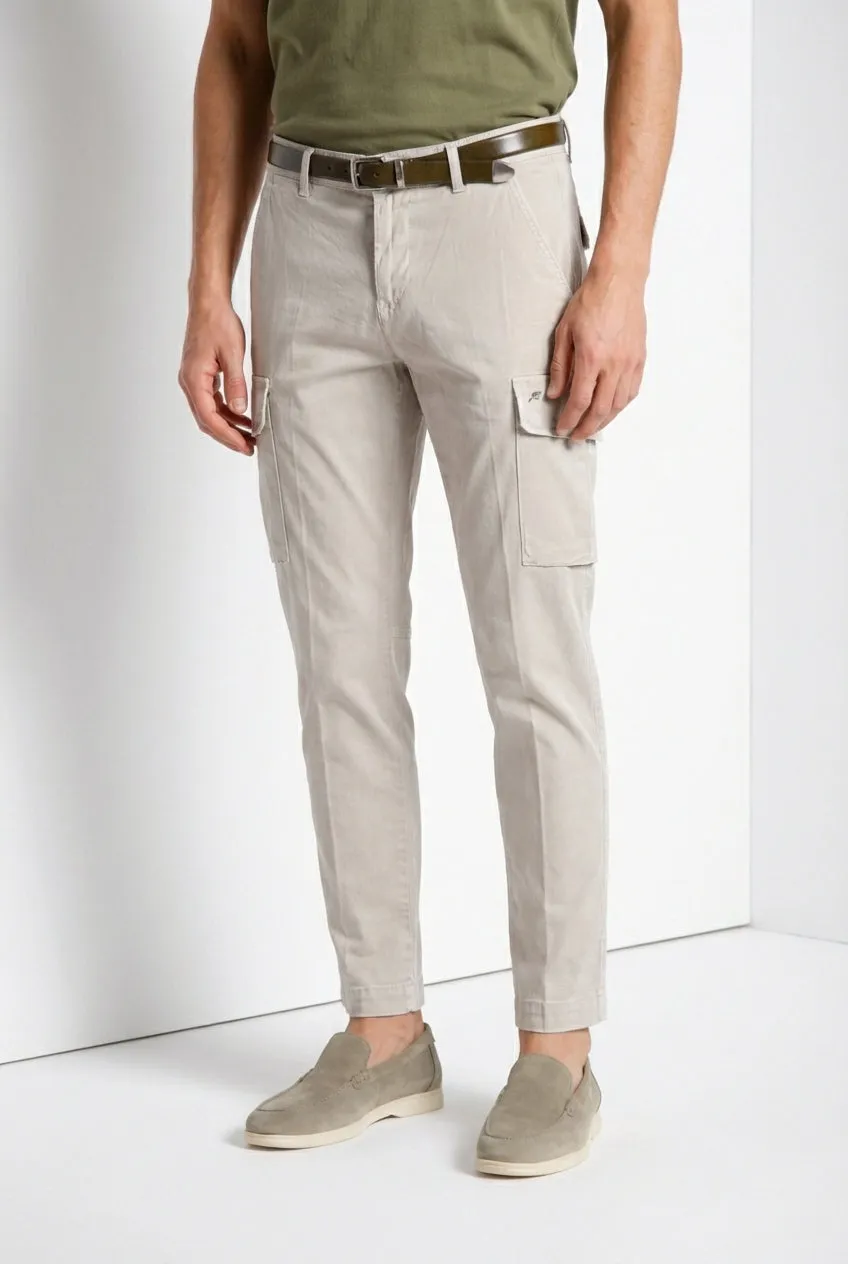 Mason's Chile cargobukser grå extra slim satin