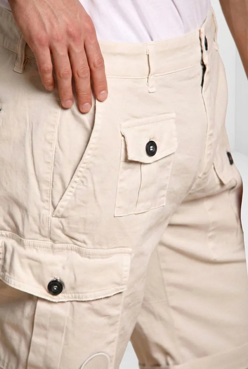 Mason's George Coolpocket cargos shorts offwhite
