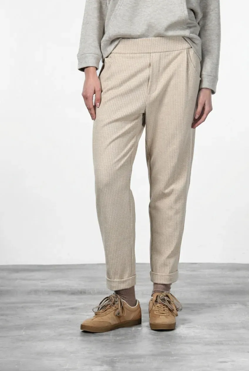 Mason's Easy Jogger chino bukser relaxed beige jersey