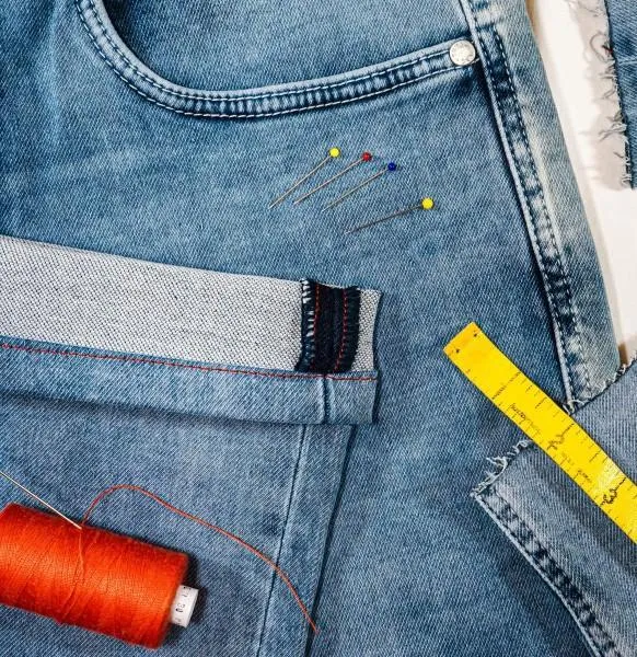 MAC oplægning jeans enkel søm afkortning
