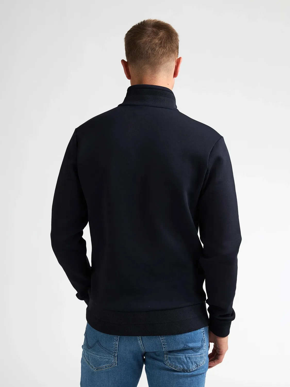Petrol Industries Steelcore sweater med kort lynlås