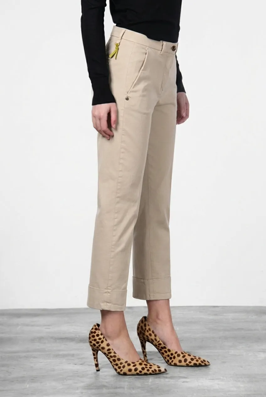Mason's New York Carrot chinos mælkehvid bomuld