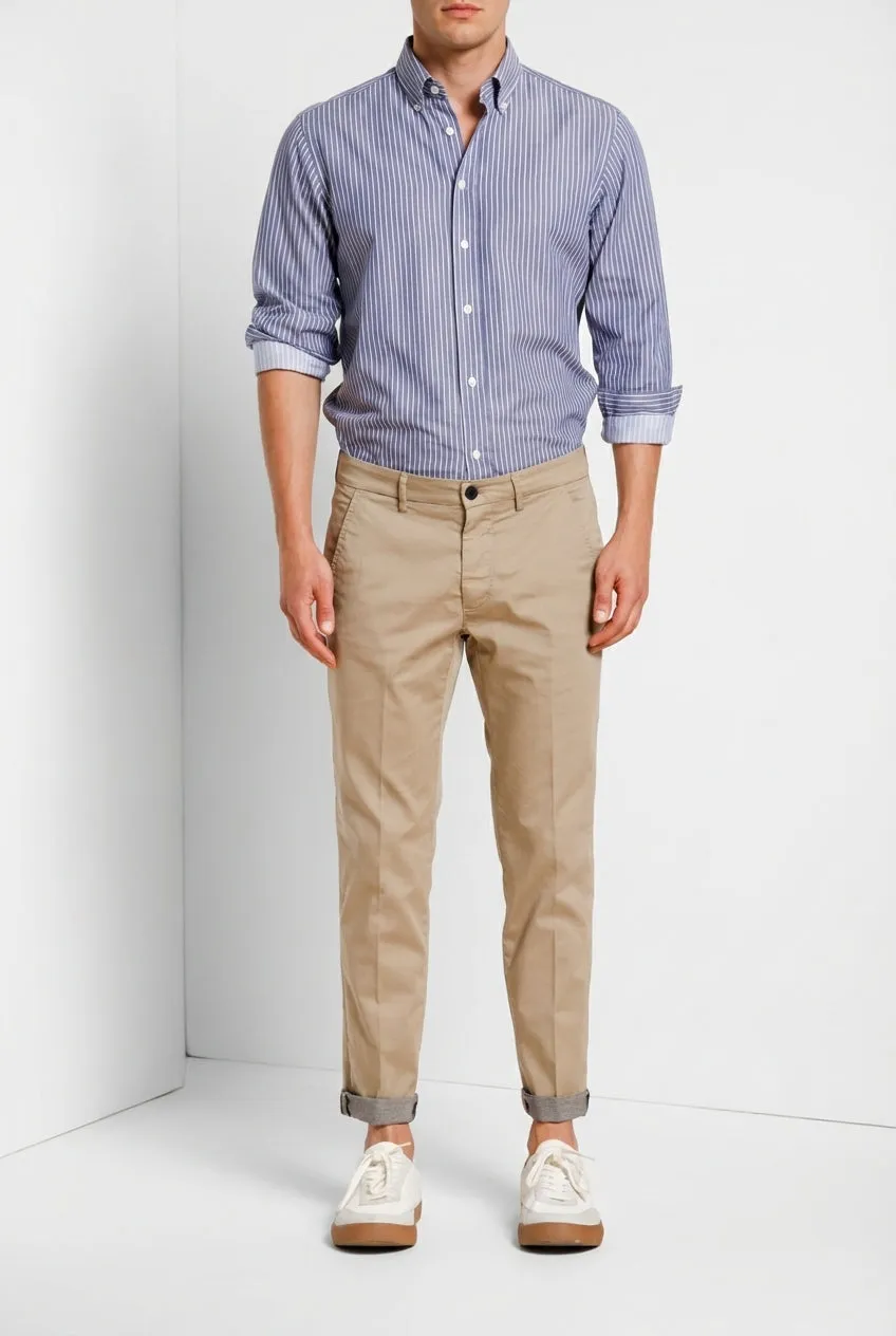 Mason's Torino Travel chinobukser kaki slim fit stretch