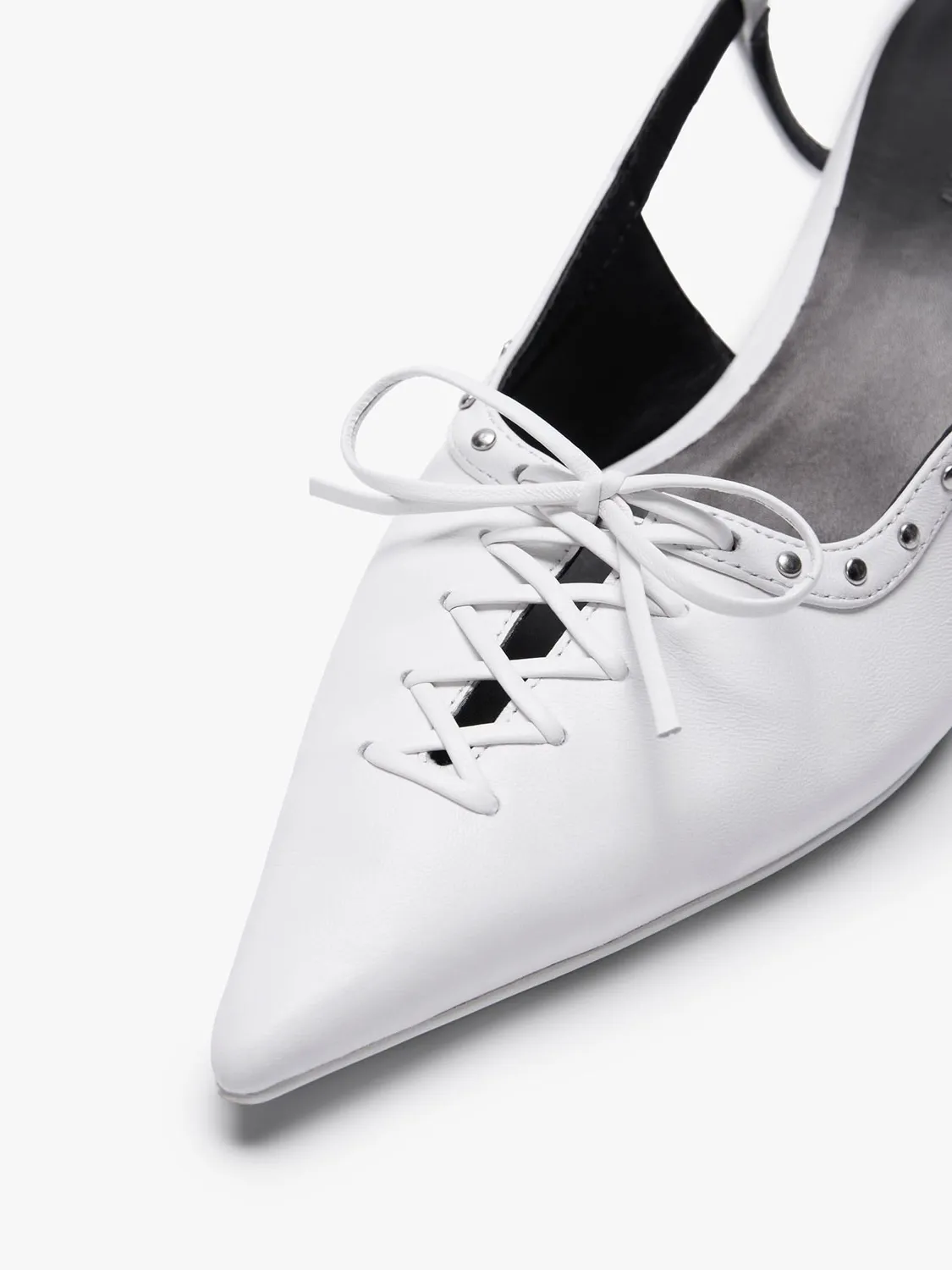 Miss Sixty Studded stiletter sort spids tå