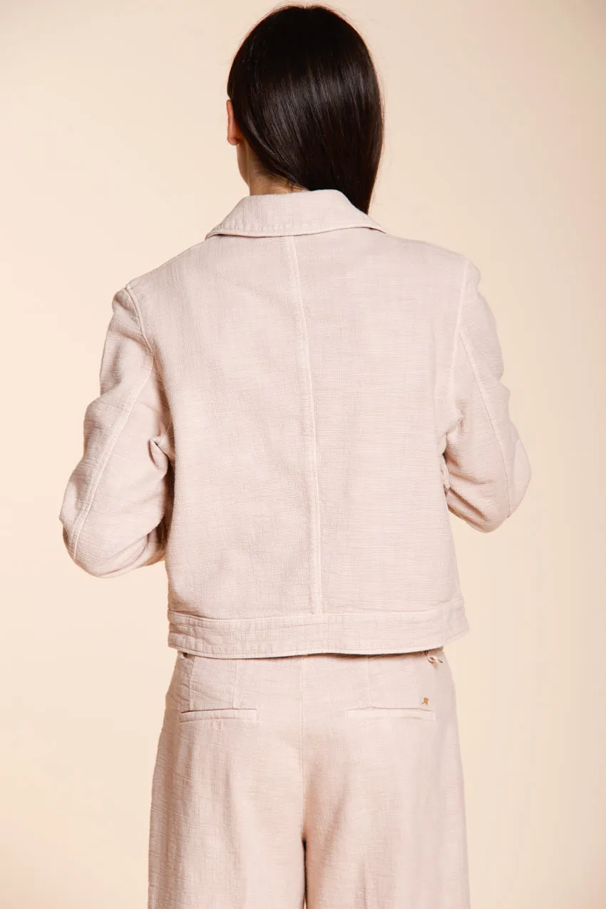 Mason's Odette jakke basketweave rosa