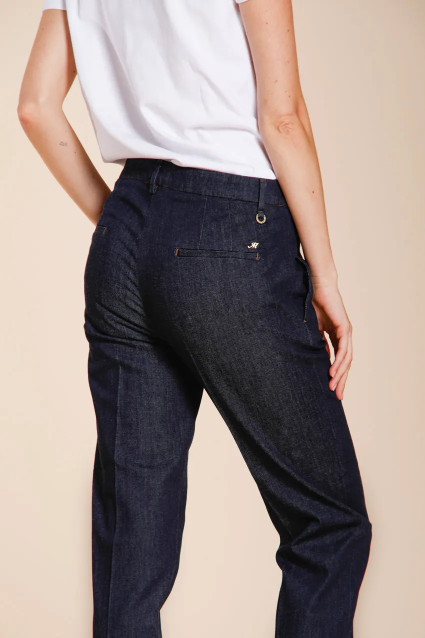 Mason's New York Carrot denimbukser navyblå stretch