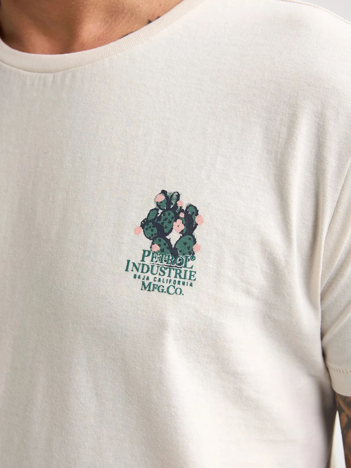 Petrol Industries Piedra t-shirt Seashell økologisk