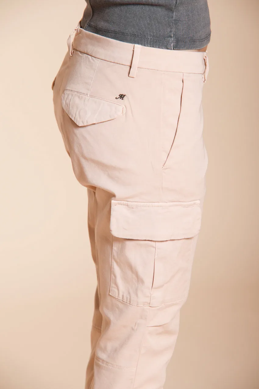Mason's Chile City cargo rosa slim fit gabardine