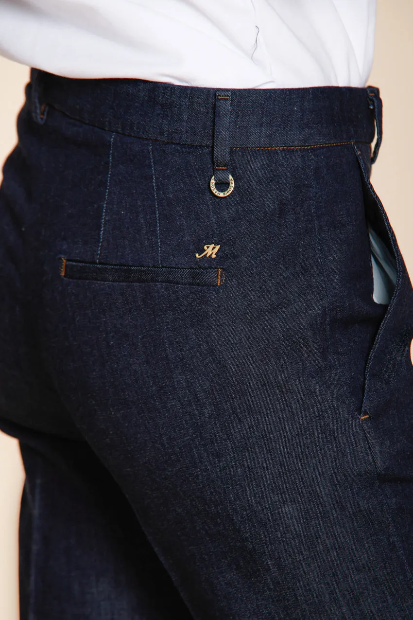 Mason's New York Carrot denimbukser navyblå stretch