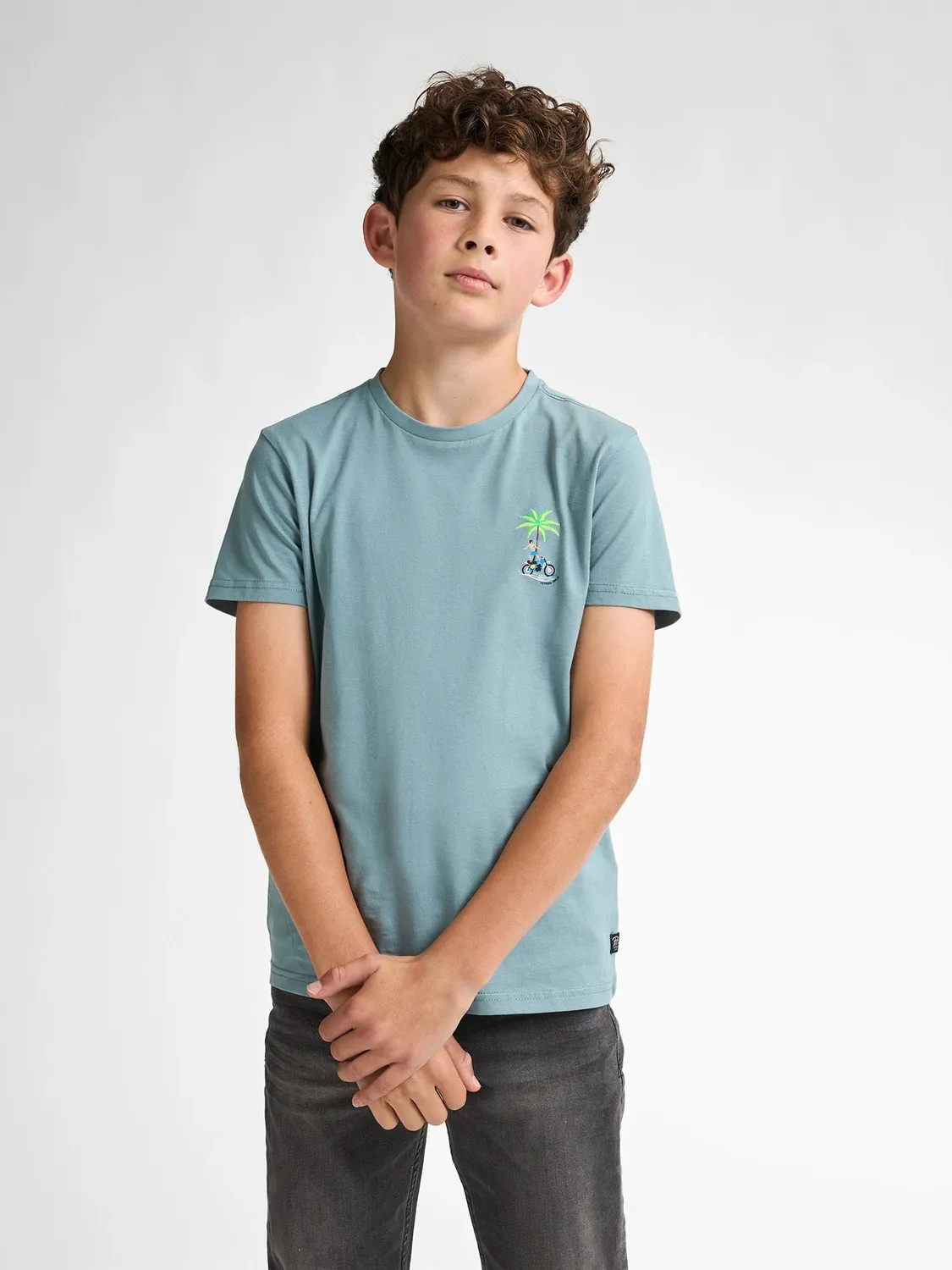 Petrol Industries Basic Peacock t-shirt 2-pak bomuld