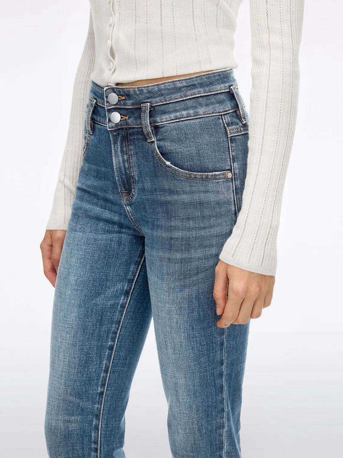 Miss Sixty skinny jeans mellemblå stretch