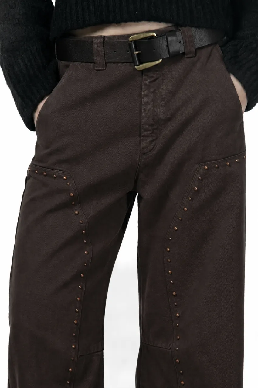 Mason's Silvye chinos brune balloon twill