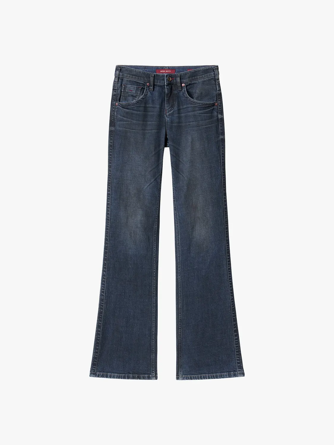 Miss Sixty Tommy flare jeans mørkeblå stretch