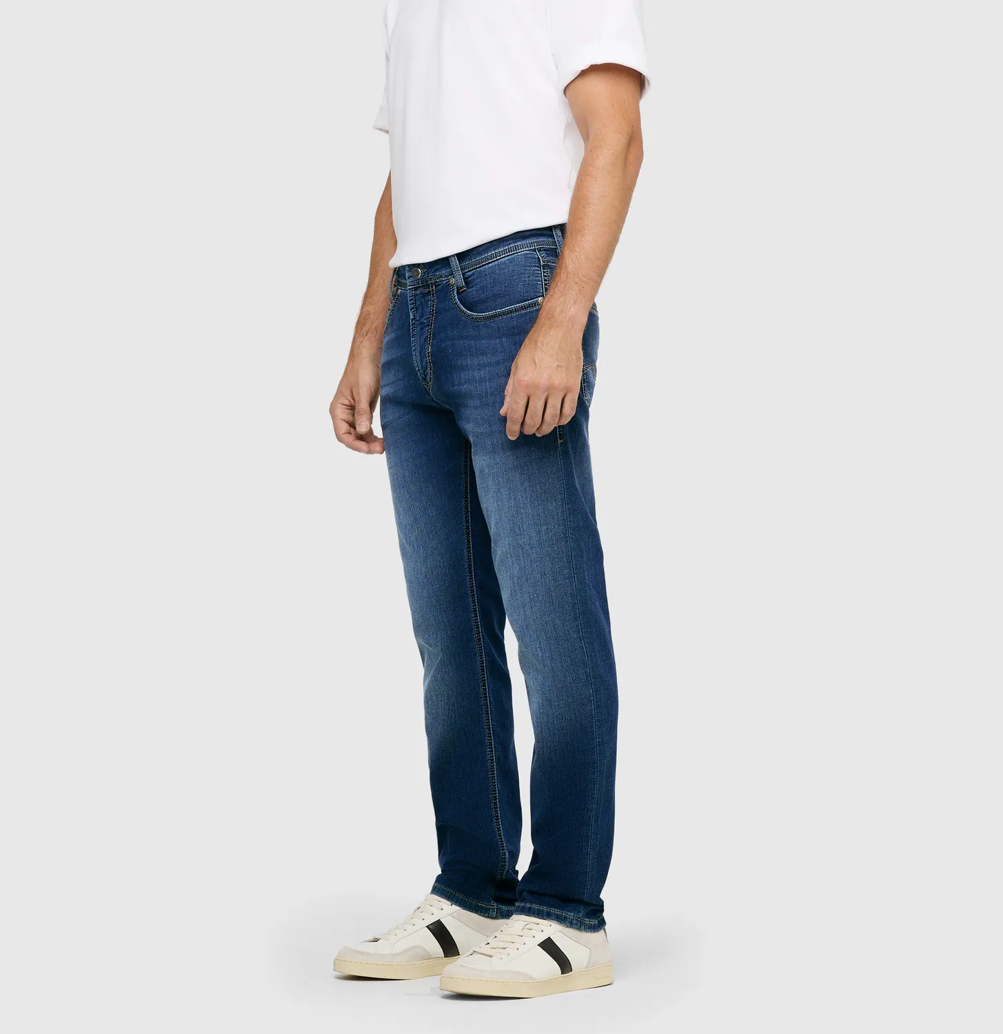 MAC Jog'n Jeans 0590-00-0994L jeans mørkeblå sweat
