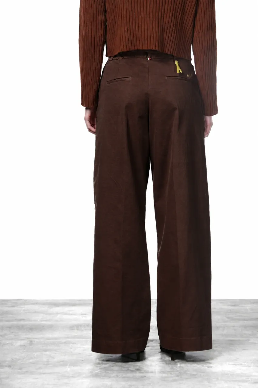Mason's New York Wide chinos vinrød wide leg