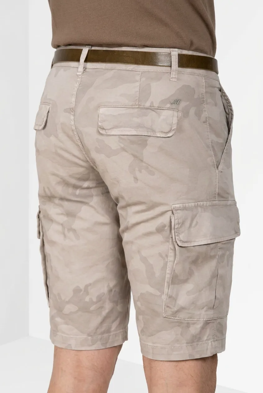 Mason's Chile cargo bermudashorts beige slim fit