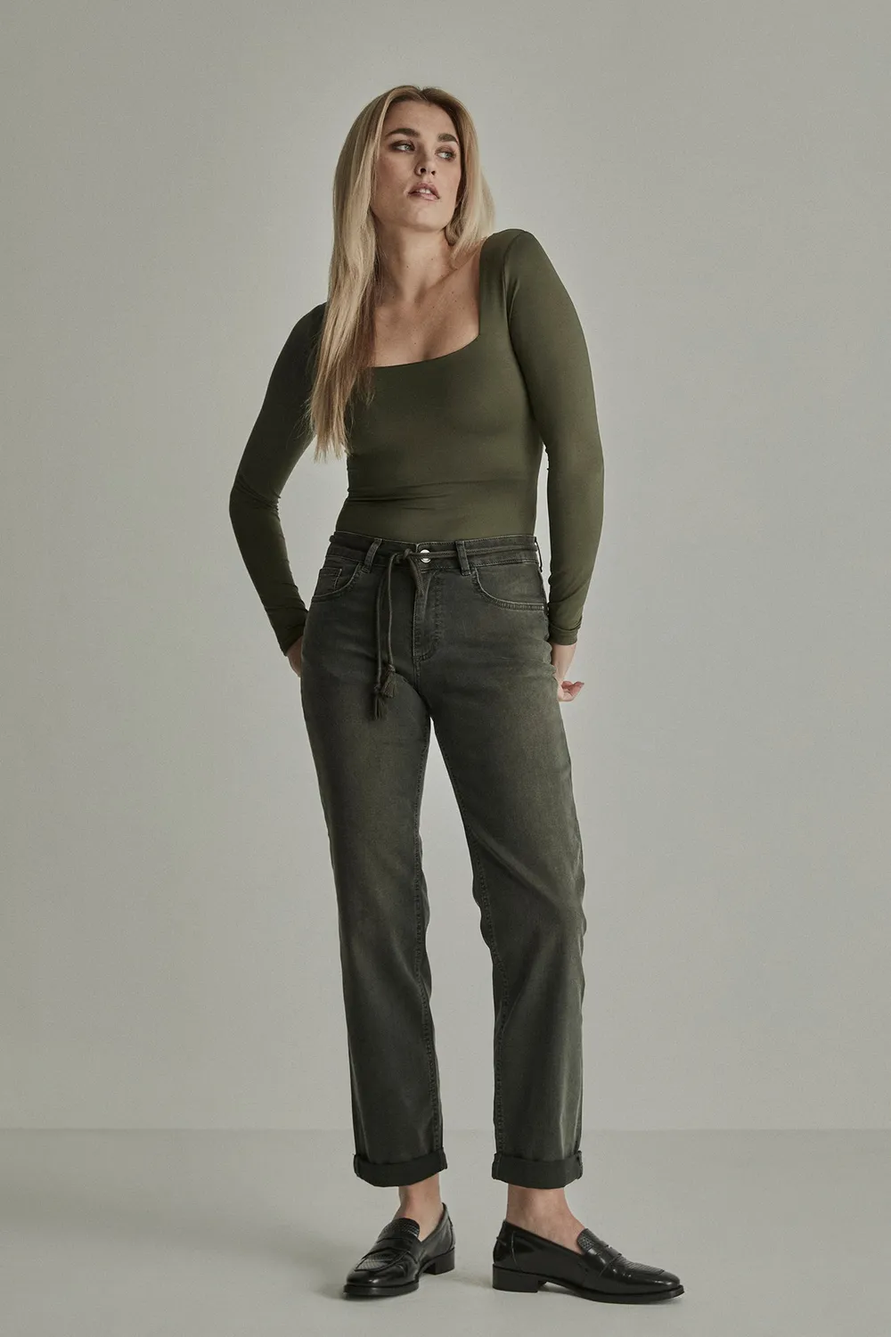 Para Mi Vintage Denim Bobby jeans Camel loose