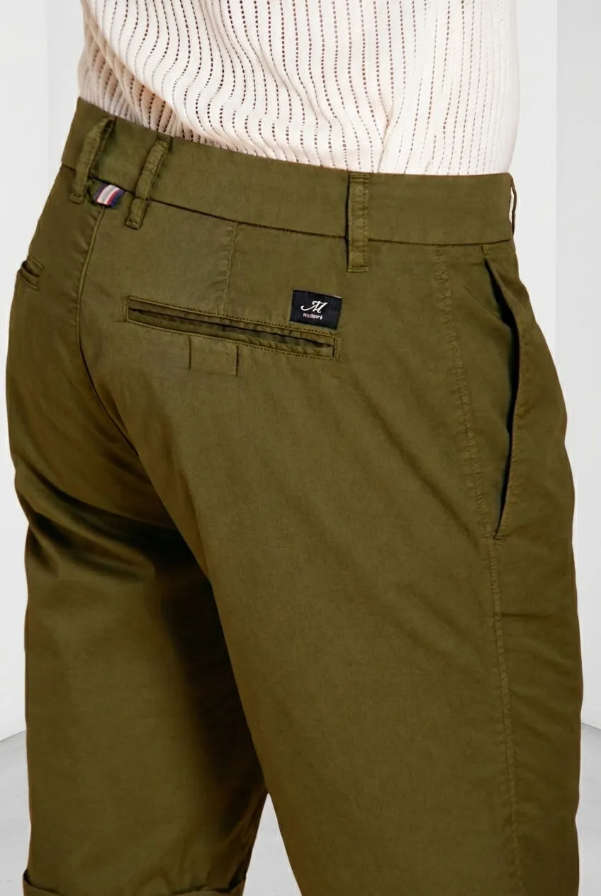 Mason's London shorts skovgrøn regular gabardine