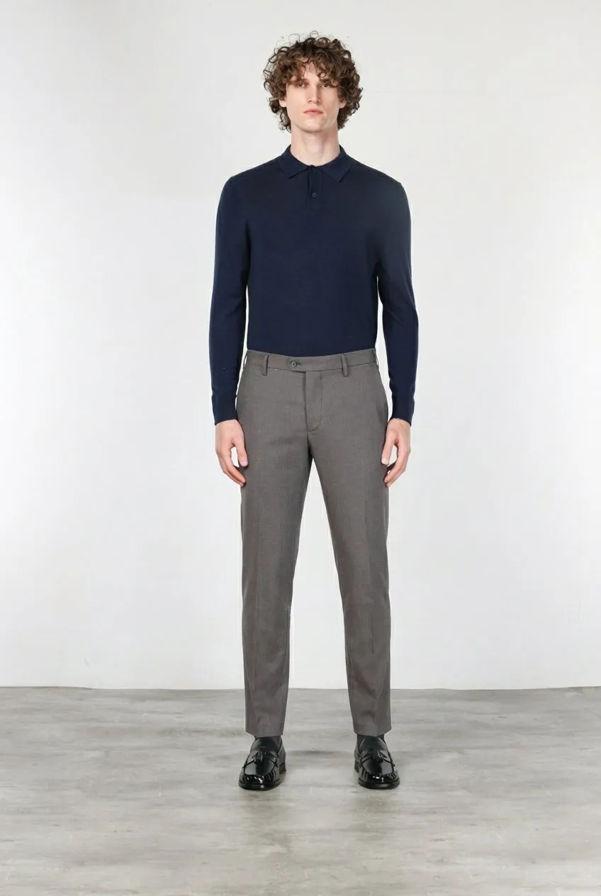 Mason's New York chino bukser mørkebrun birdseye