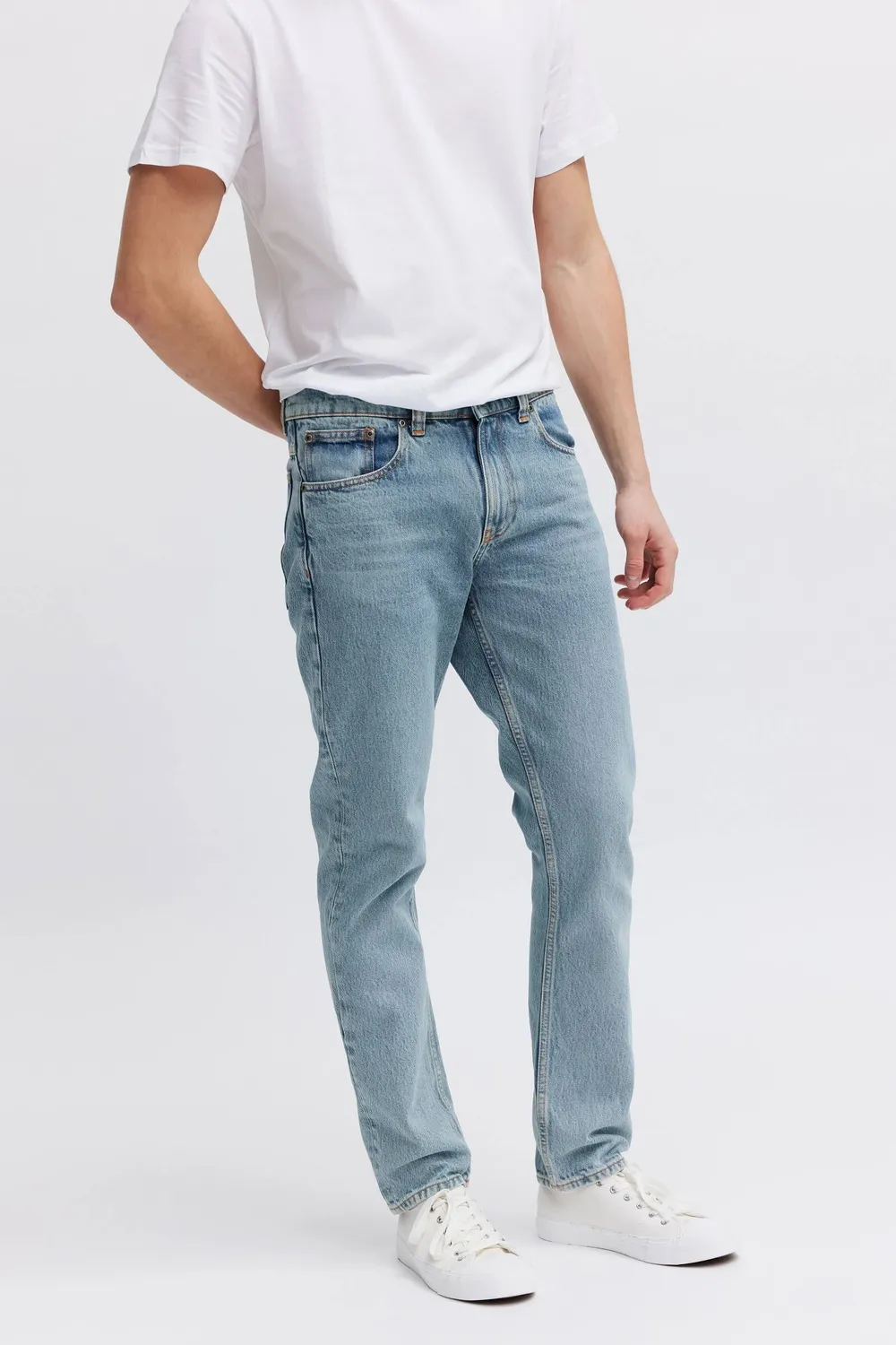 Organsk Element Arctic Classic jeans lyseblå straight