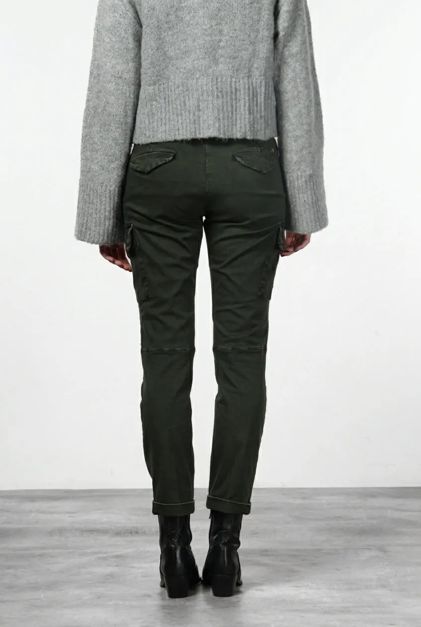 Mason's Chile City cargobukser mørkegrøn slim fit