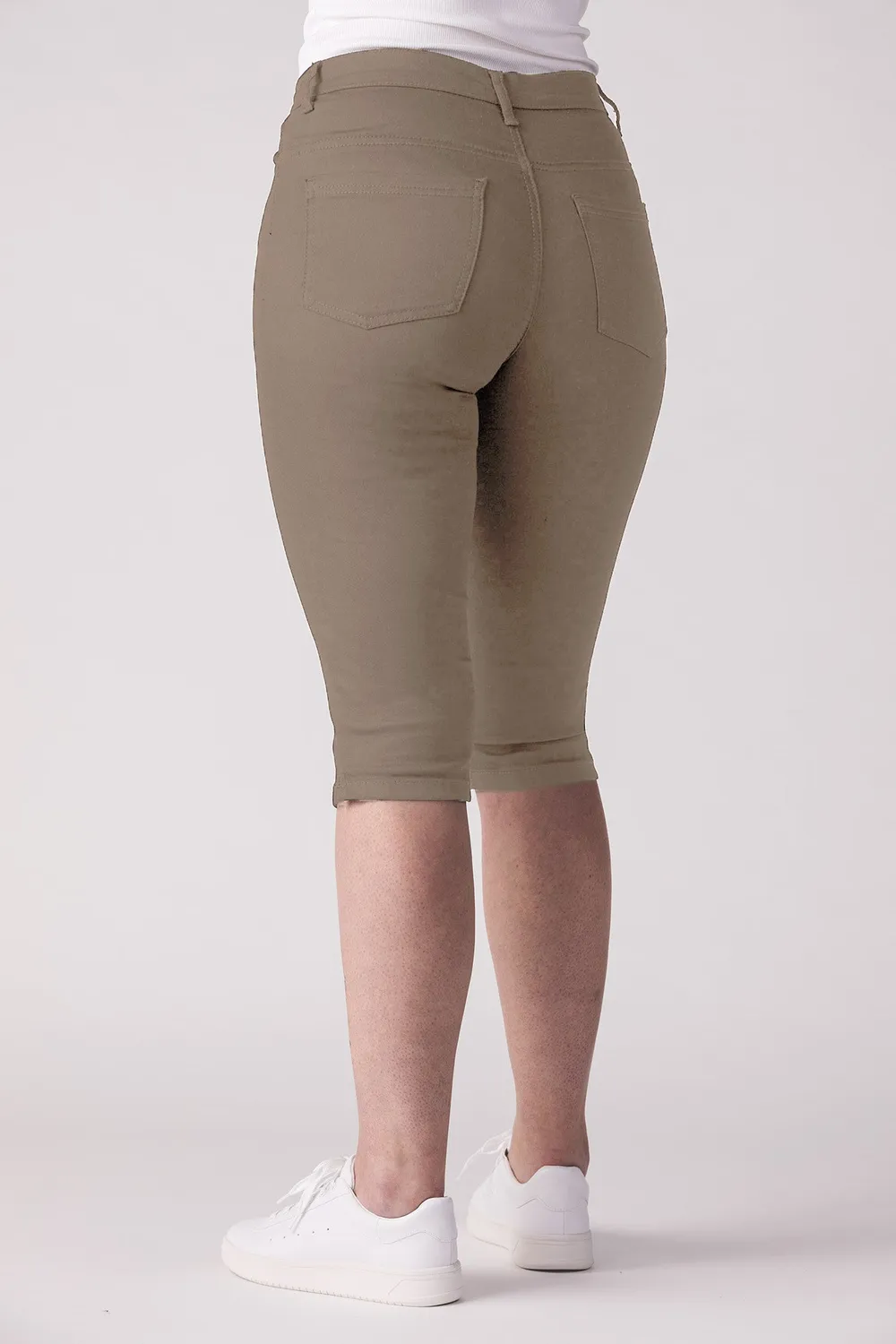 Merrytime 15661-431-47 Slim shorts khaki twill