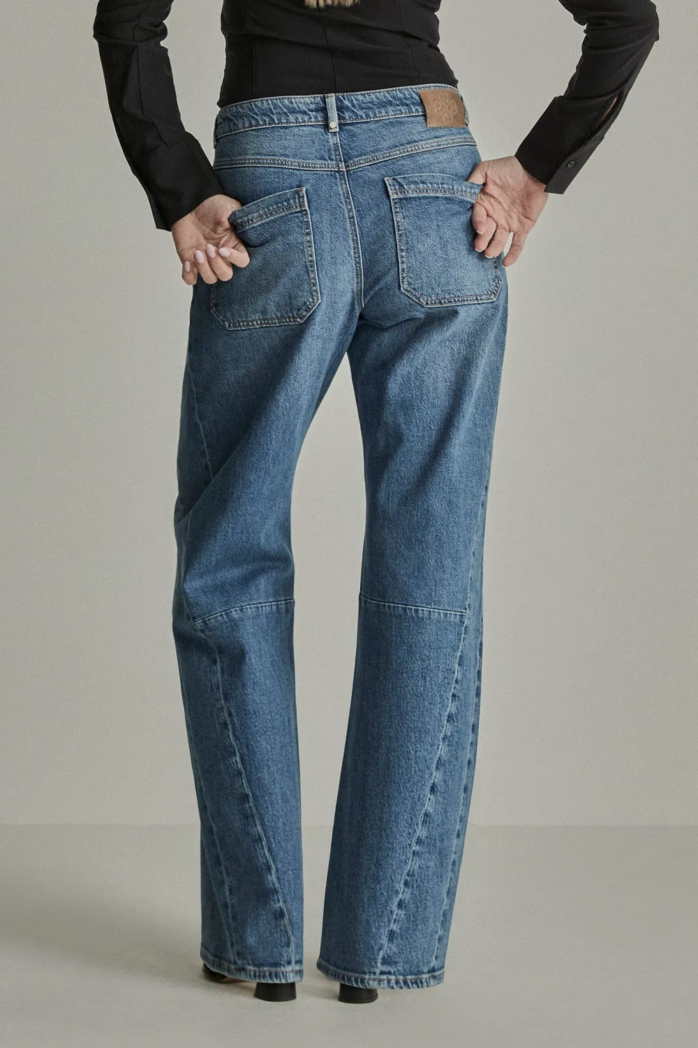 Para Mi Mira Swirl jeans Blue Reef ekstra vide ben