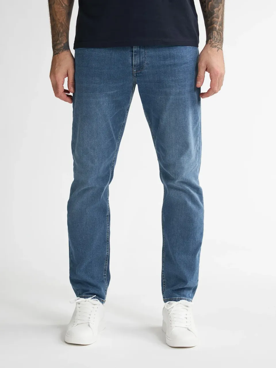 Petrol Russel tapered jeans regular normal talje stretch