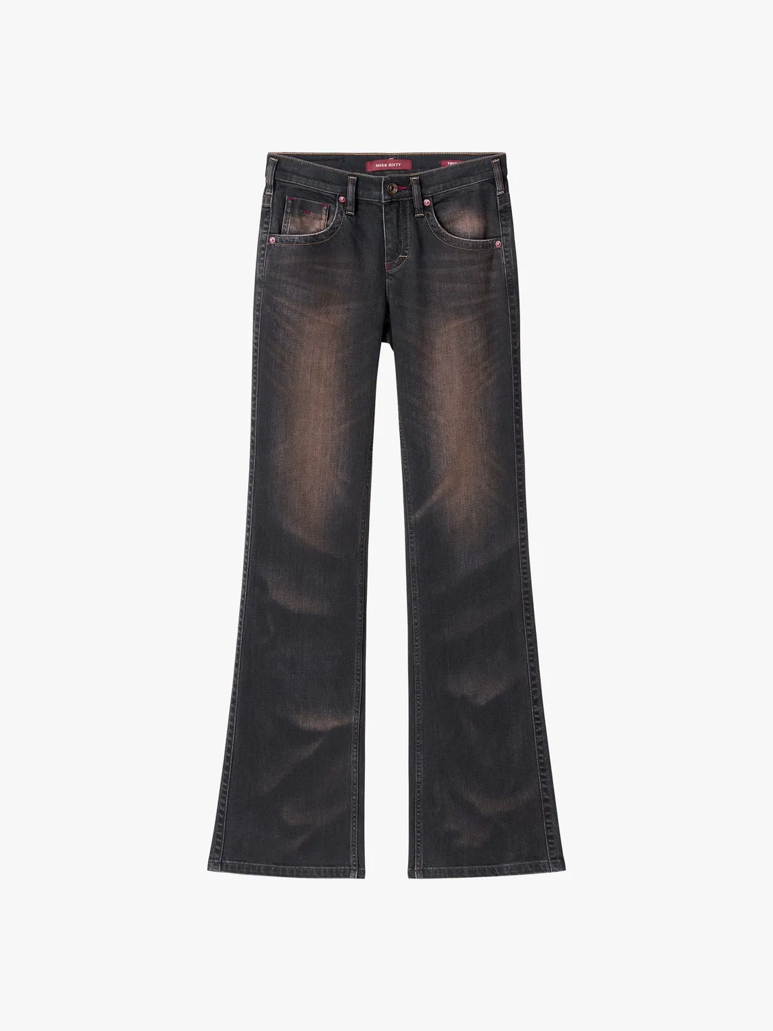 Miss Sixty Tommy flare jeans black fog stretch