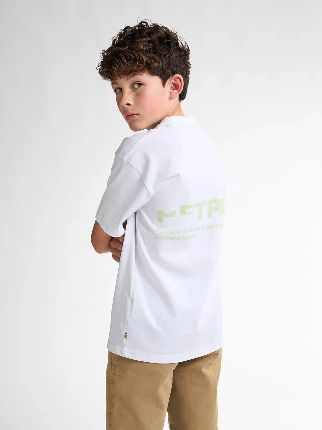 Petrol Industries Bayleaf backprint t-shirt relaxed fit