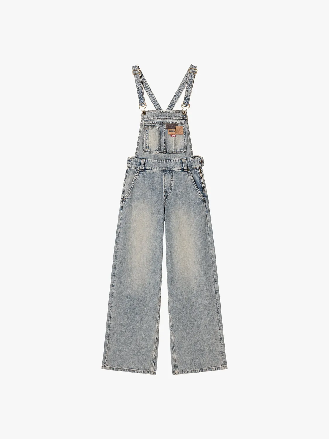 Miss Sixty Multi-Patch Denim buksedragt blå hamp