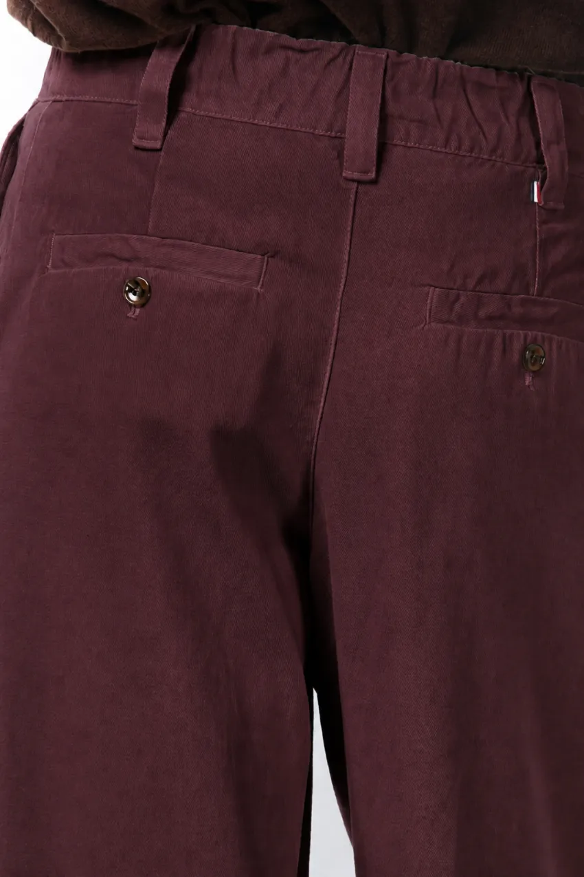 Mason's New York Wide Elax chinos bordeaux