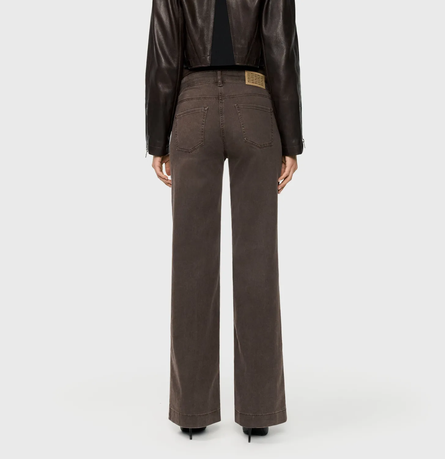 MAC Wide 5228 jeans brun wide fit