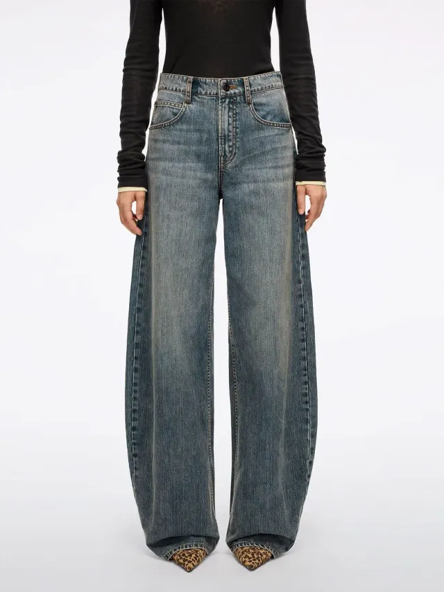 Miss Sixty barrel jeans blå 100% bomuld vedhæng