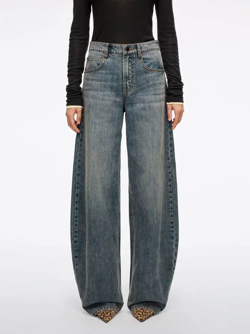 Miss Sixty barrel jeans blå 100% bomuld vedhæng