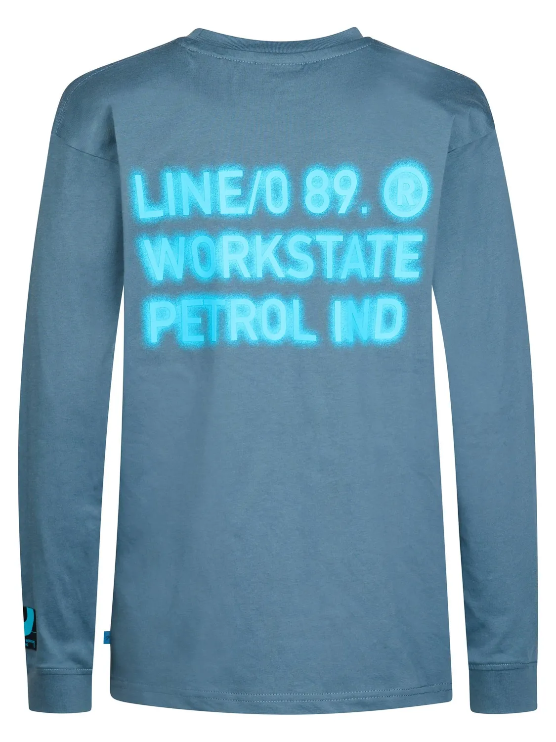 Petrol Industries Ironlake langærmet t-shirt Storm Blue bomuld