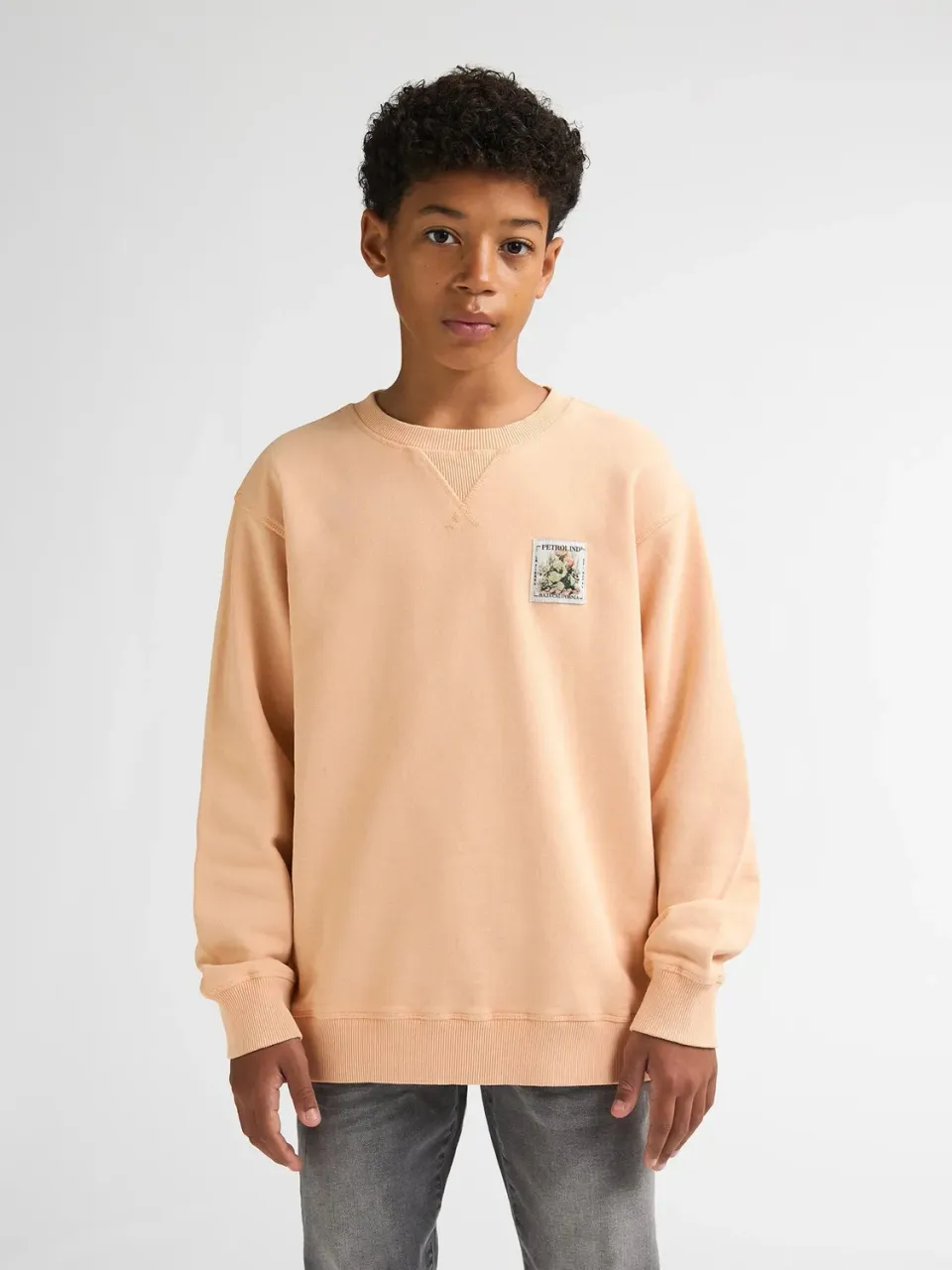 Petrol Industries Ranchero sweater Tropical Orange til drenge
