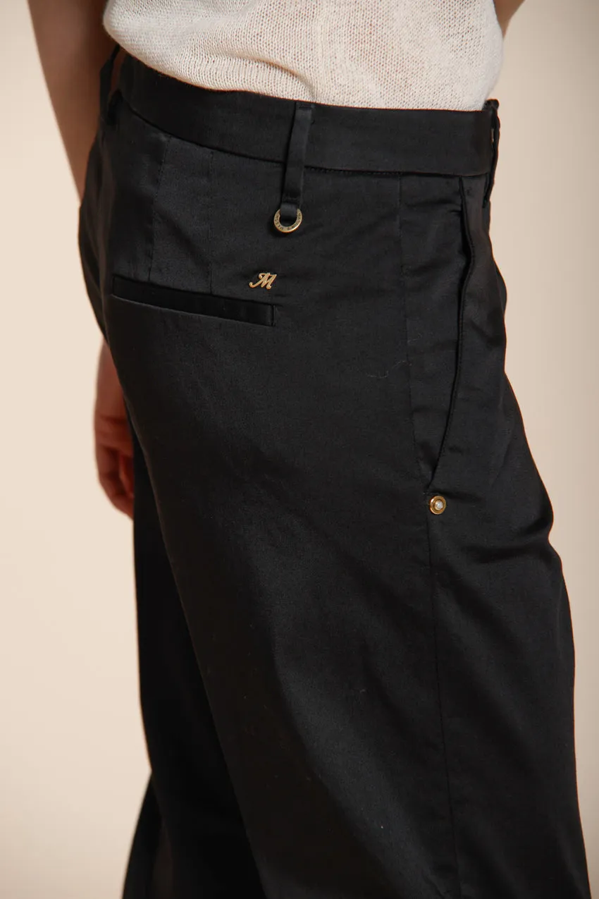 Mason's New York Carrot dame chino bukser sort carrot fit