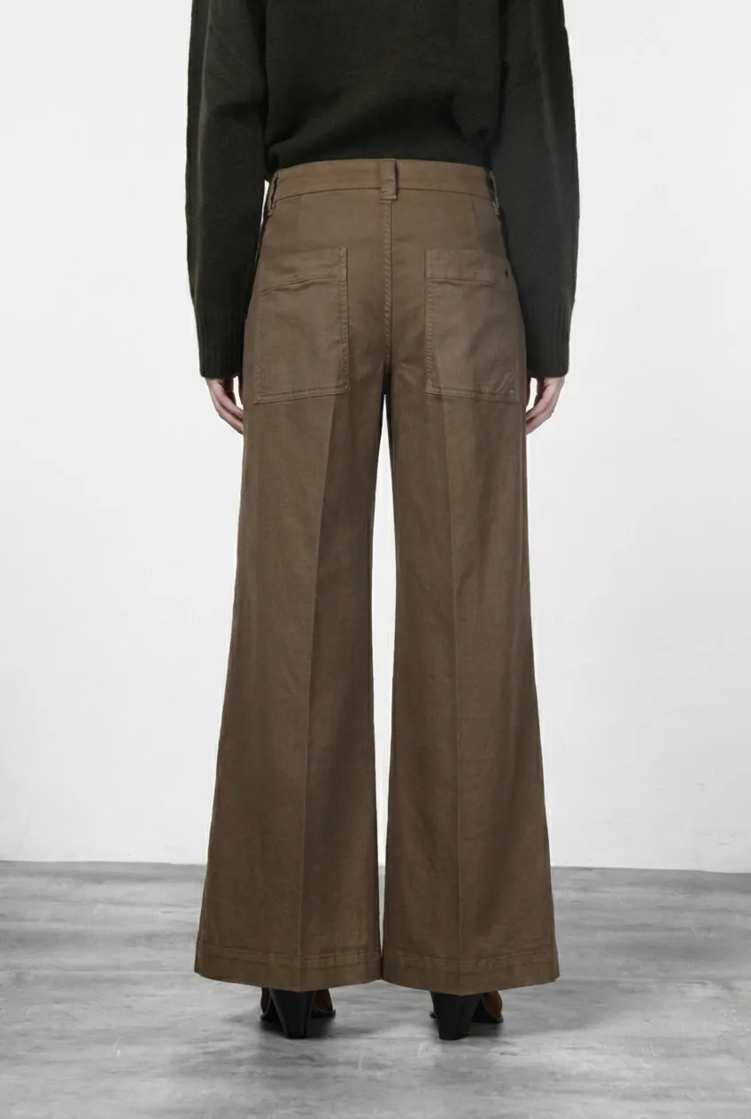 Mason's New York Palazzo chino bukser taupe wide leg