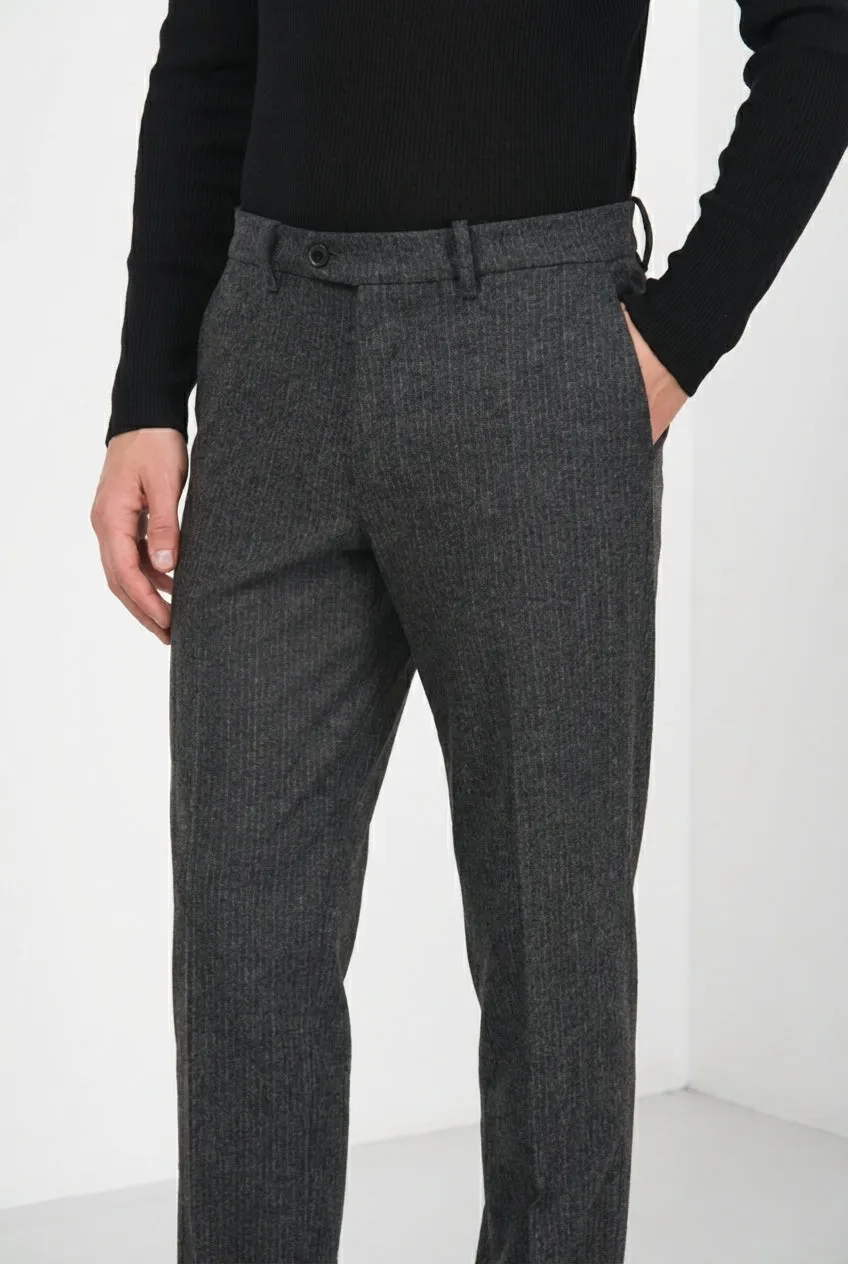 Mason's Paris chino bukser gunmetal carrot fit