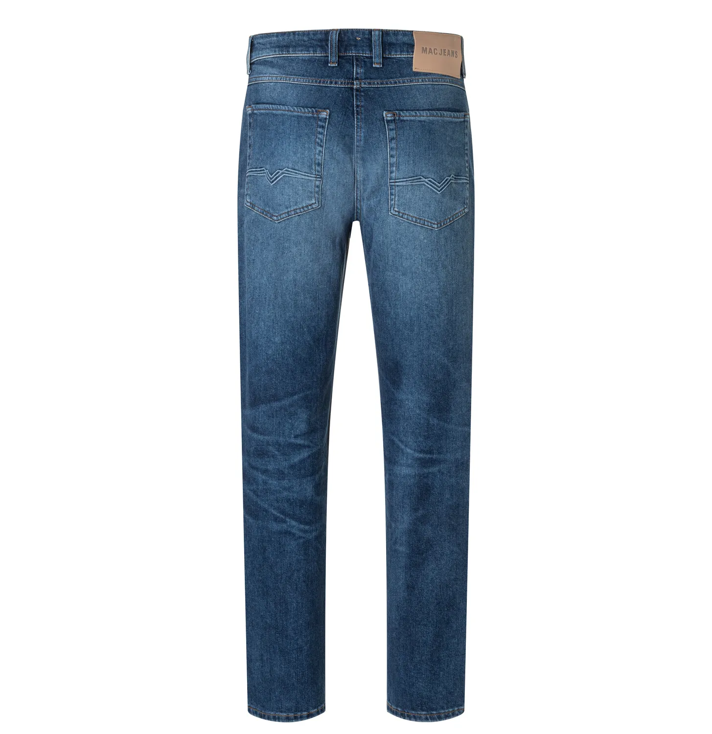 MAC Dan 0770-00-1984L tapered jeans mørkeblå