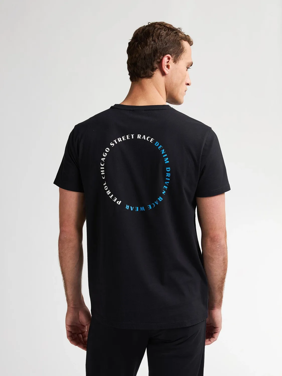 Petrol Industries Gillette t-shirt backprint sort