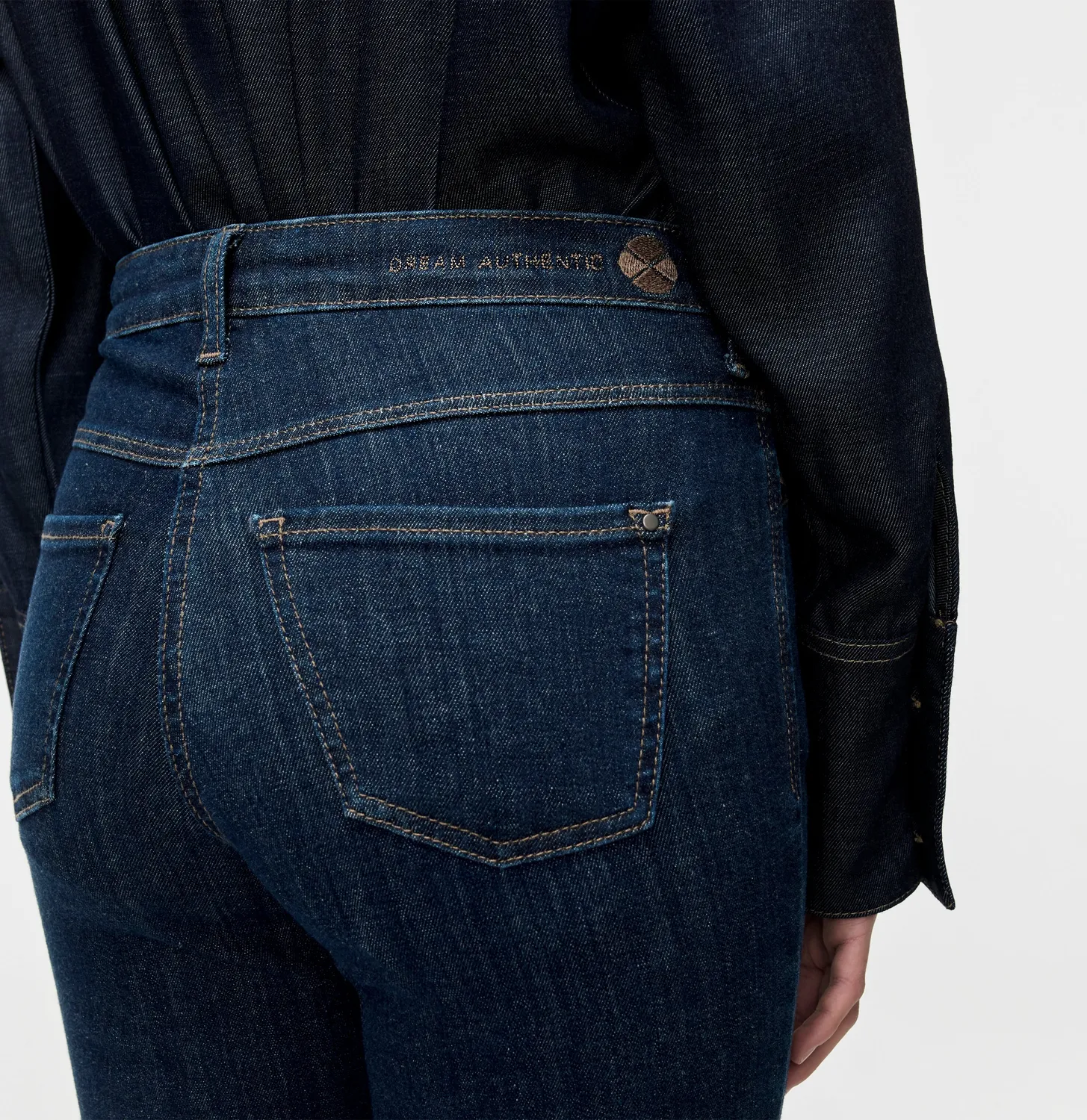MAC Dream Boot Authentic jeans mørkeblå bootcut