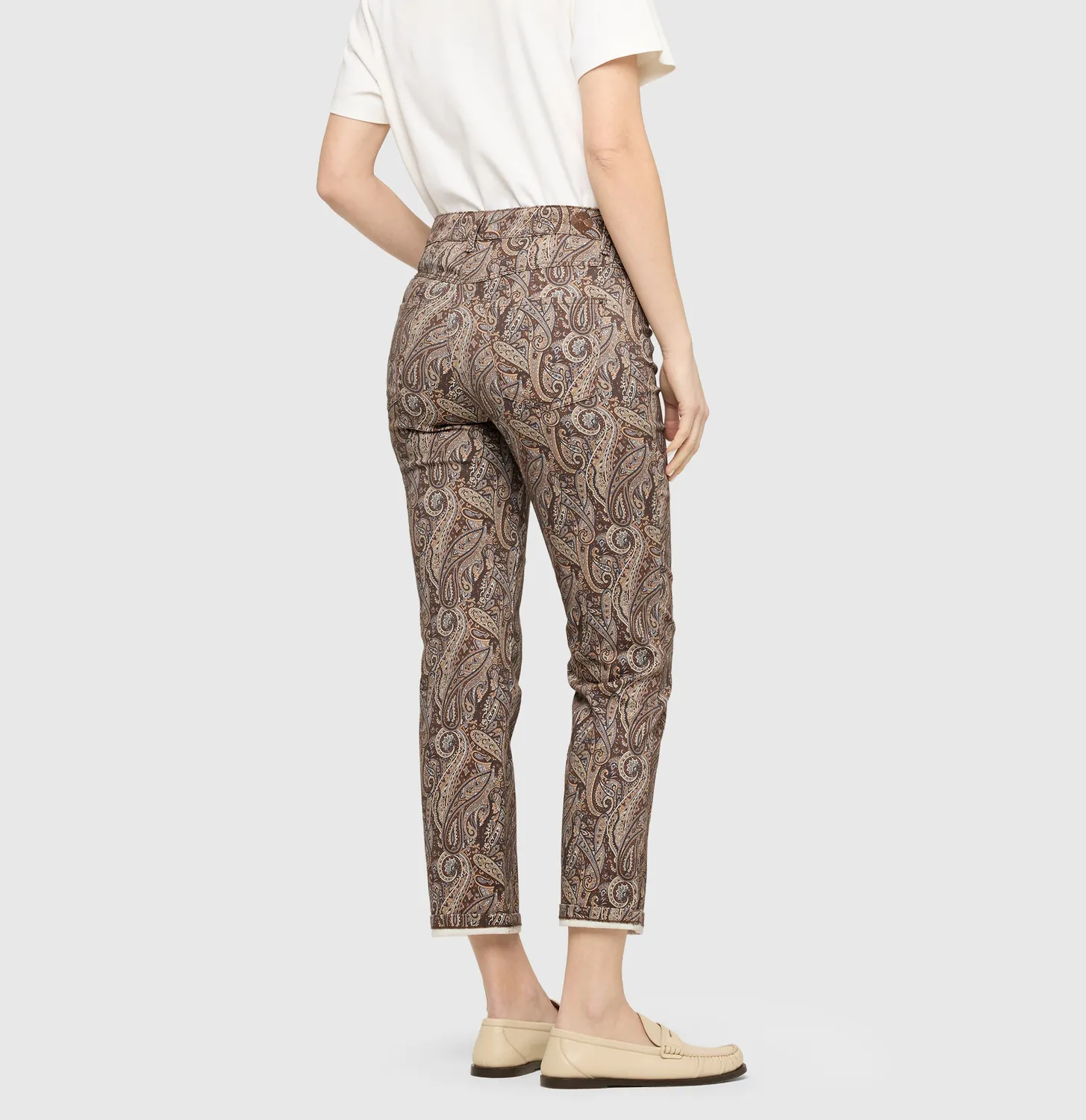 MAC Dream 5403-70-0355 cropped jeans gul stretch