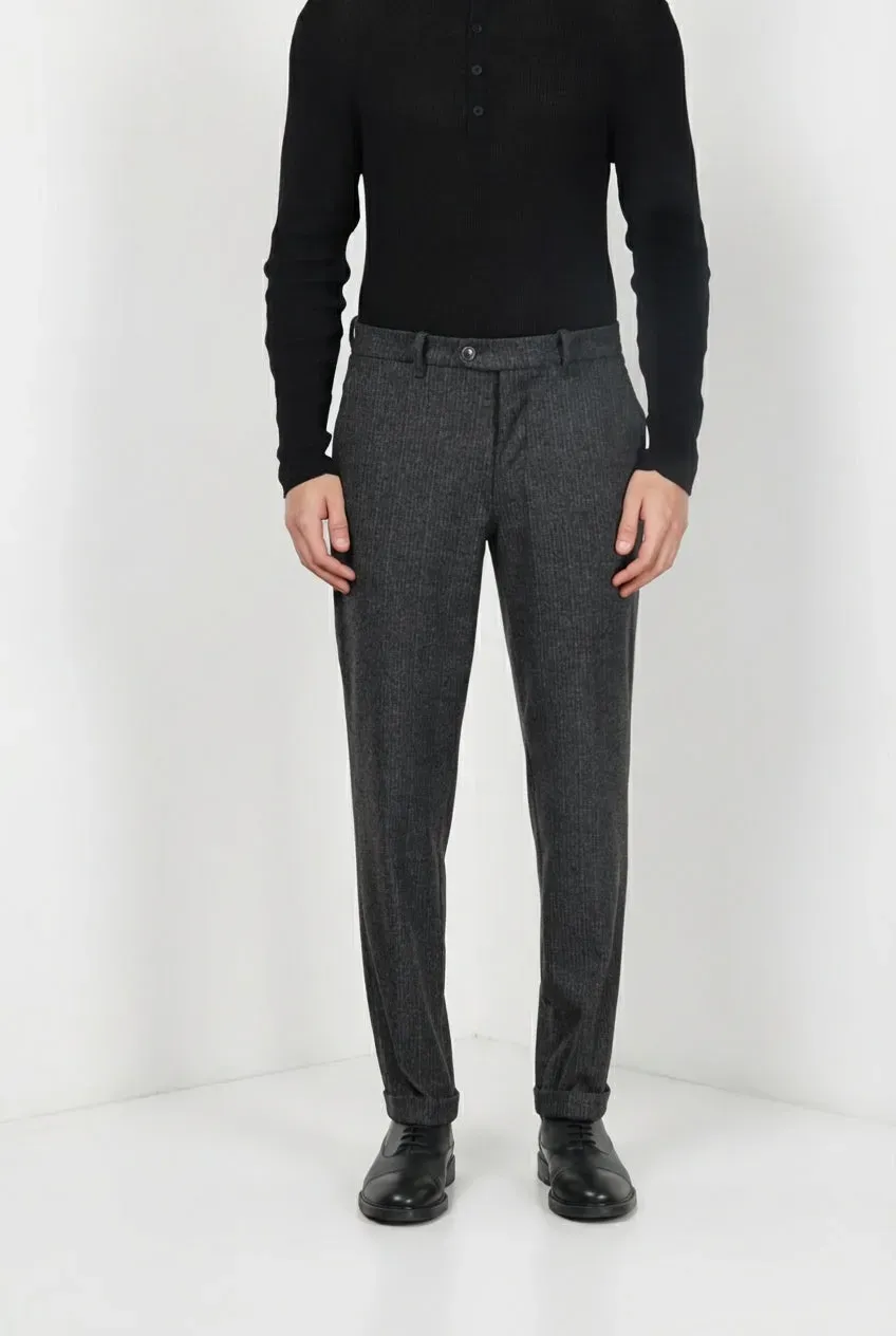 Mason's Paris chino bukser gunmetal carrot fit