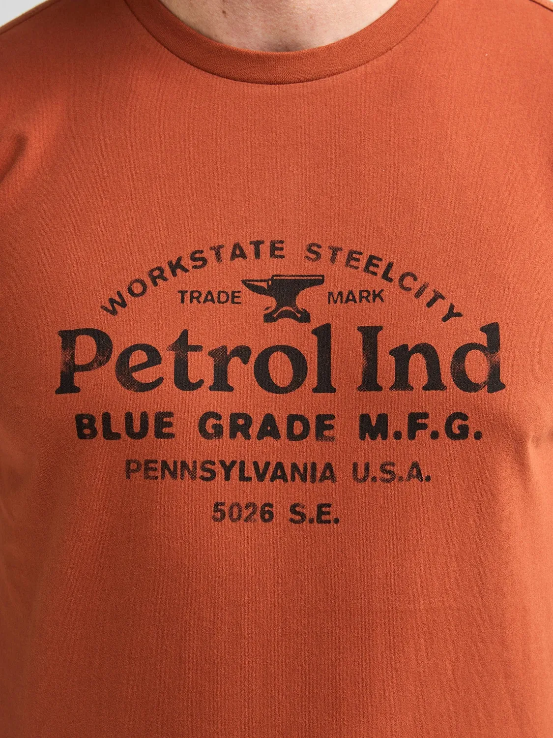 Petrol Industries Elliott T-shirt Oak industriel print