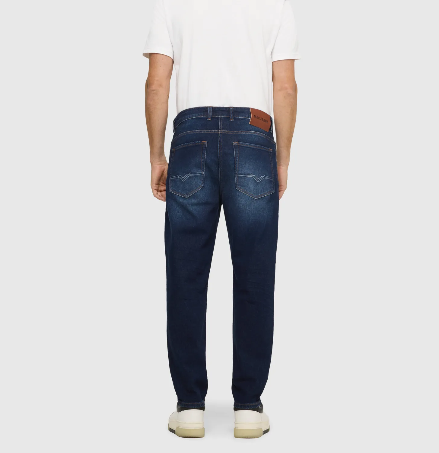 MAC Dan 0770-00-1984L jeans mørkeblå tapered fit
